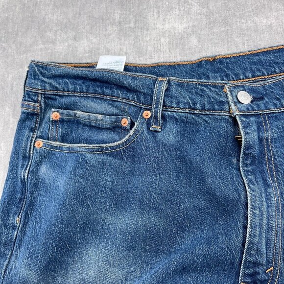 Levis 541 Jeans Men 38W x 32L Blue PC9-18181-0457 Distressed Cotton Stretch - Picture 3 of 14